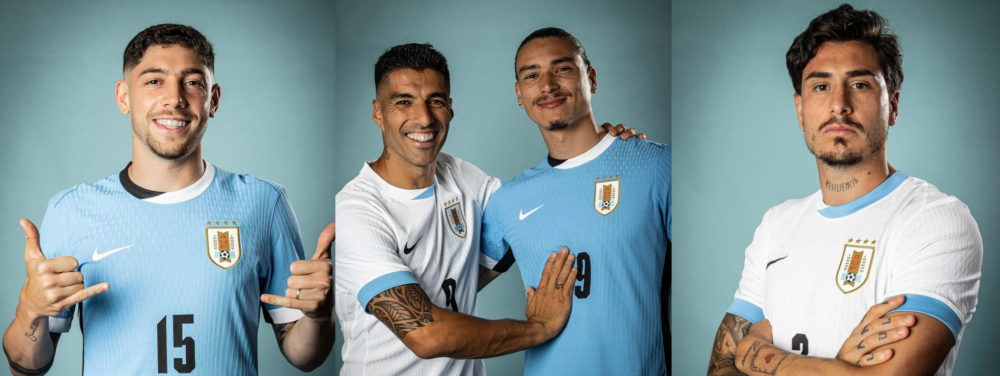 De nouveaux maillots pour lUruguay avant la Copa America Dégaine